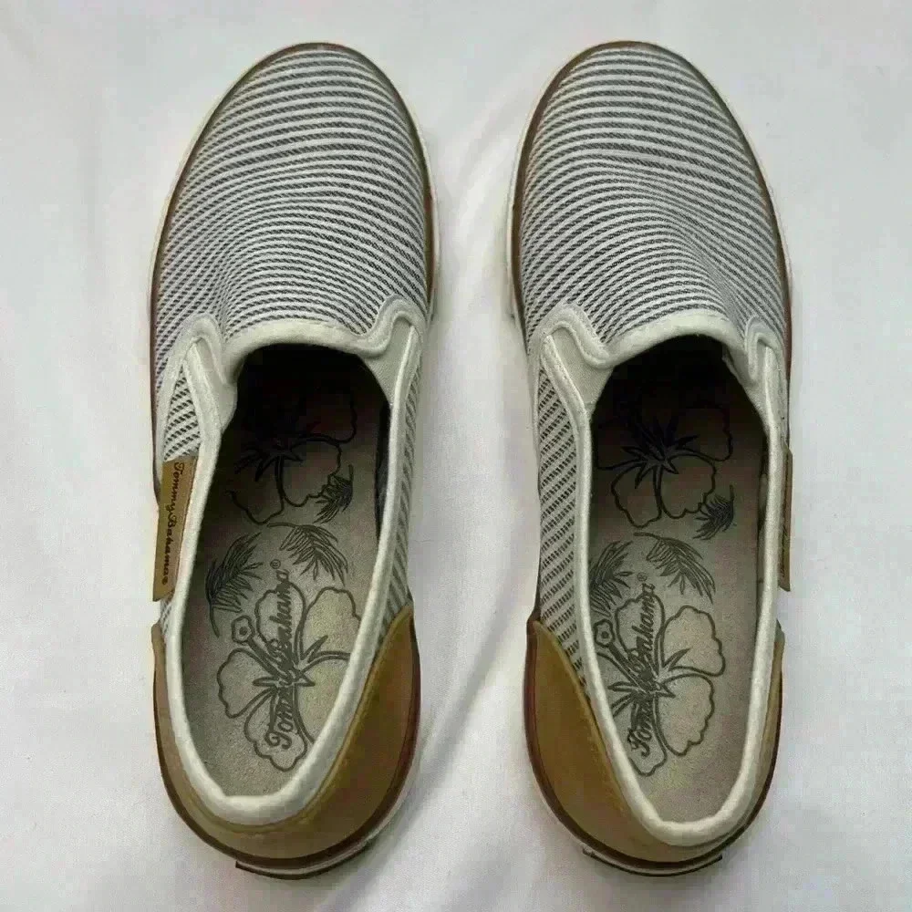 Tommy Bahama- Women’s Striped Slip-on Sneakers- 6.5